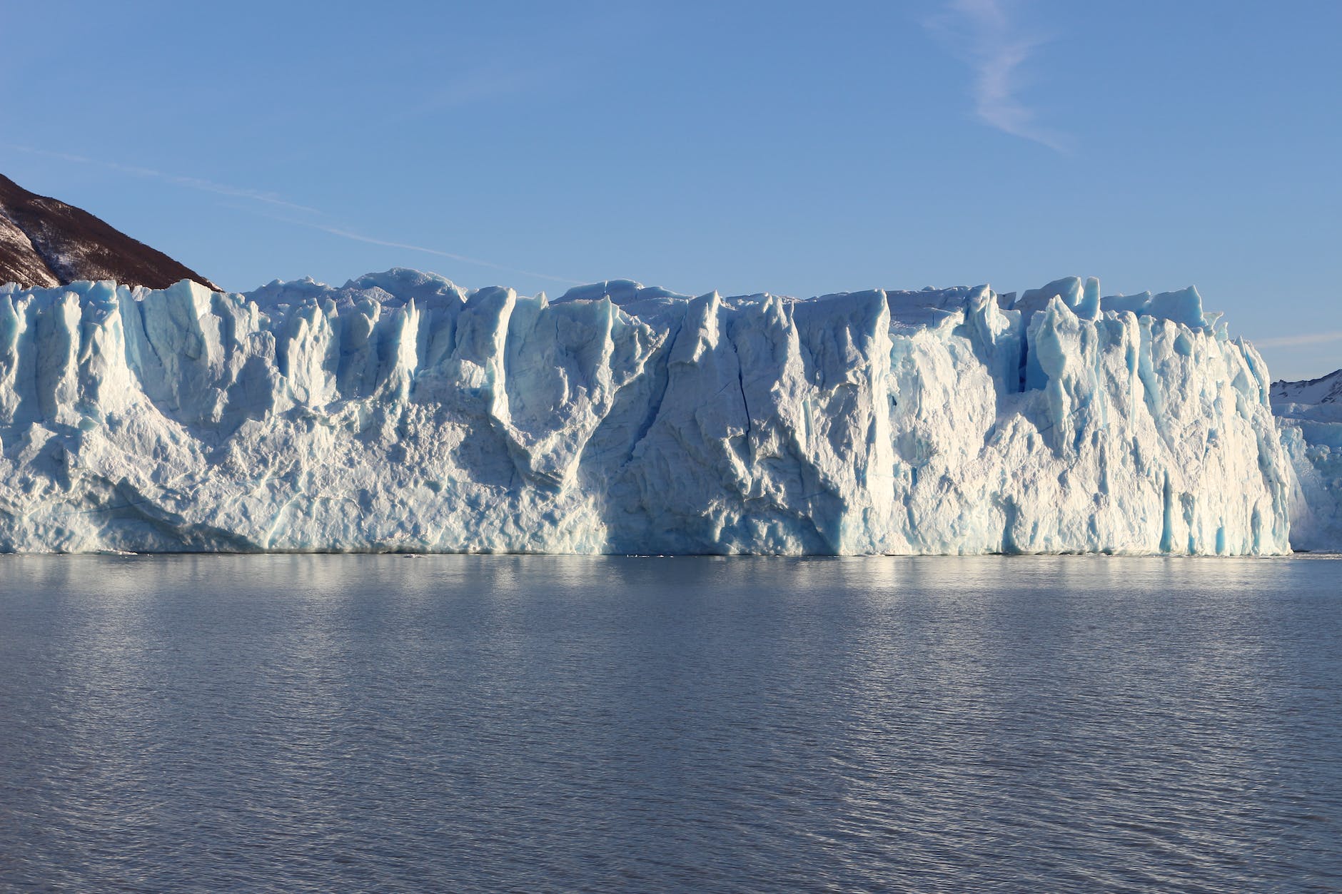 a glacier in patagonia