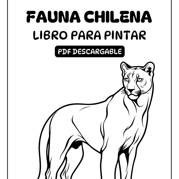 Libro para Pintar - Fauna Chilena