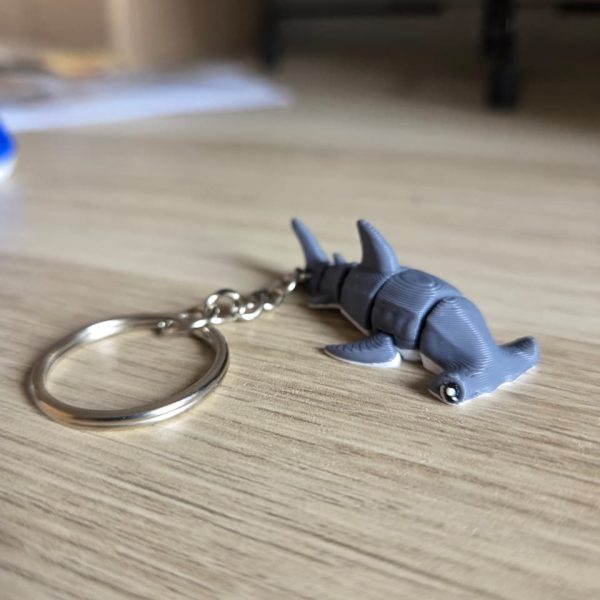 Figuras 3D - Llavero Tiburón Martillo