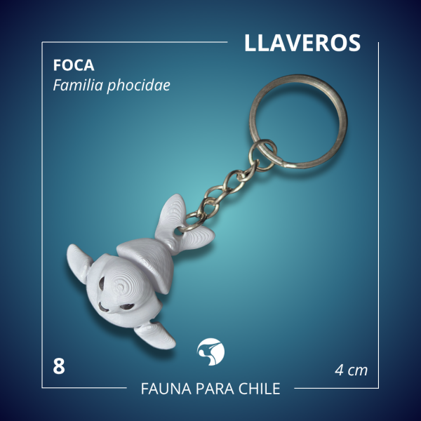 Figuras 3D - Llavero Foca